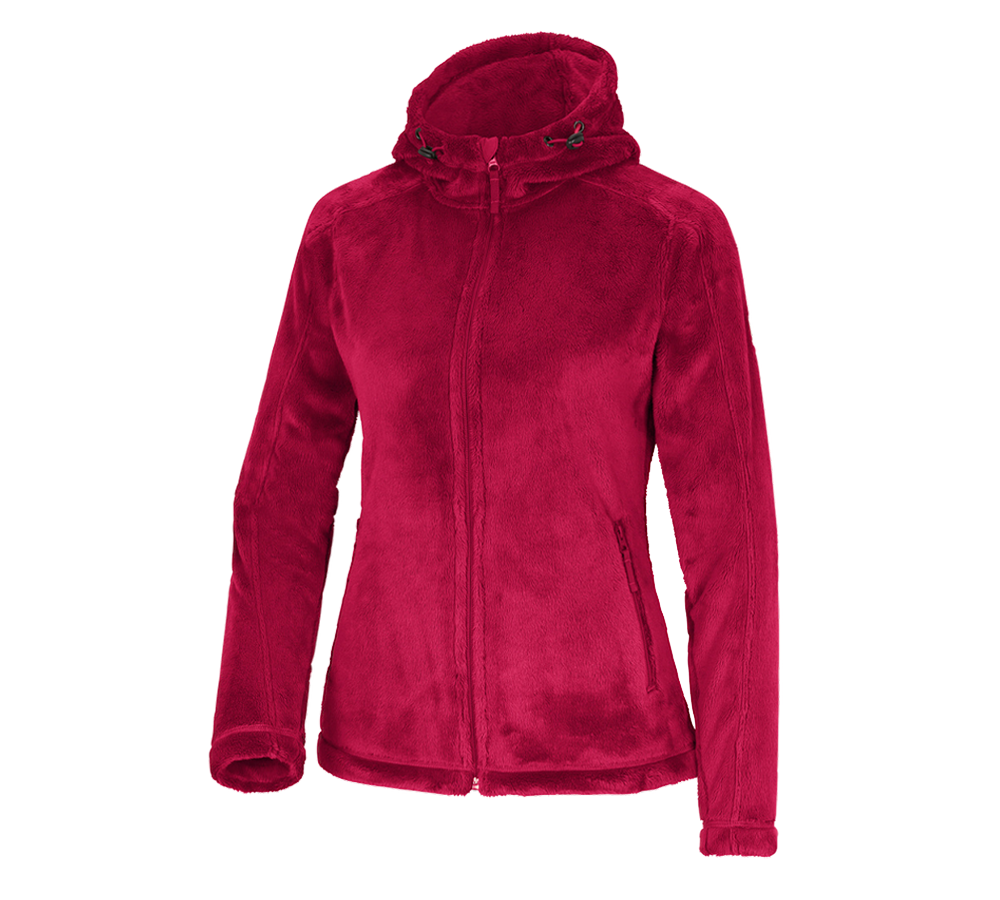 Jacken: e.s. Zipjacke Highloft, Damen + beere