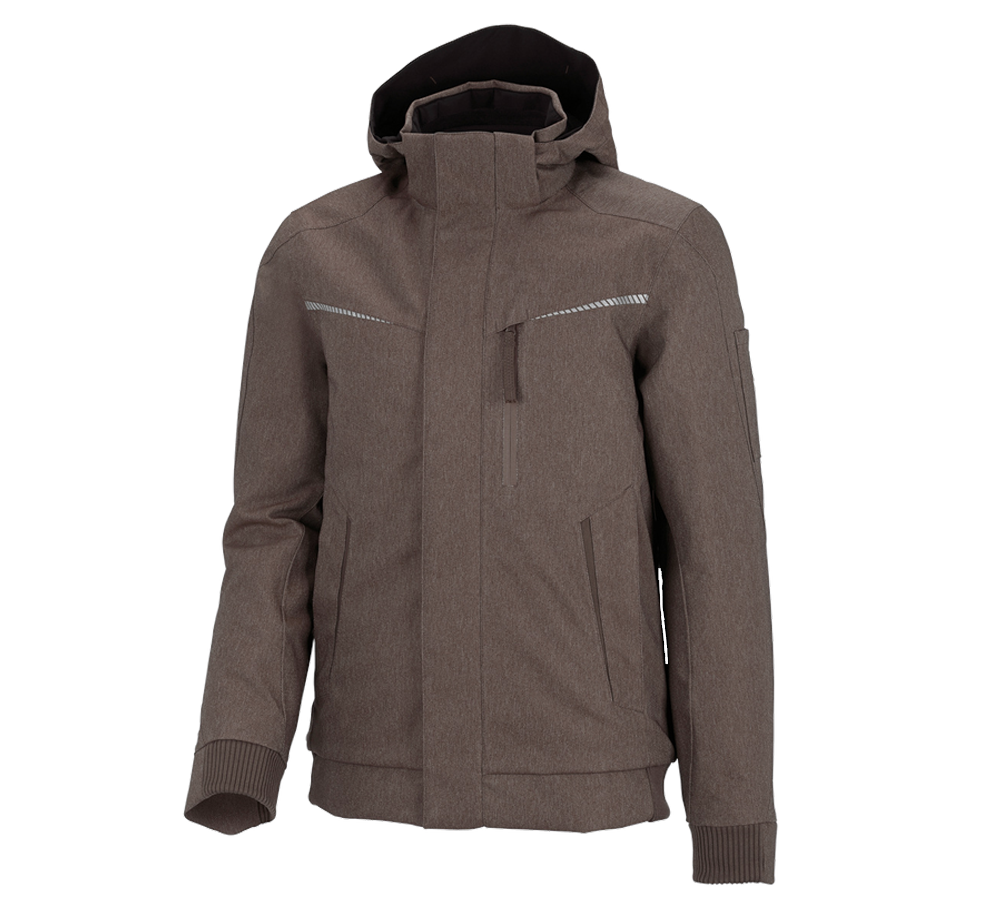 Themen: Winter Funktions-Pilotenjacke e.s.motion denim + kastanie