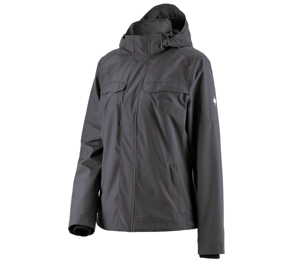 Jacken: Regenjacke e.s.concrete, Damen + anthrazit