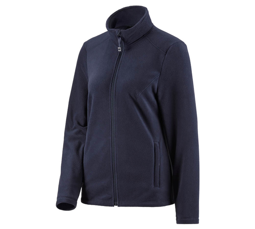 Jacken: e.s. Fleecejacke CI, Damen + dunkelblau