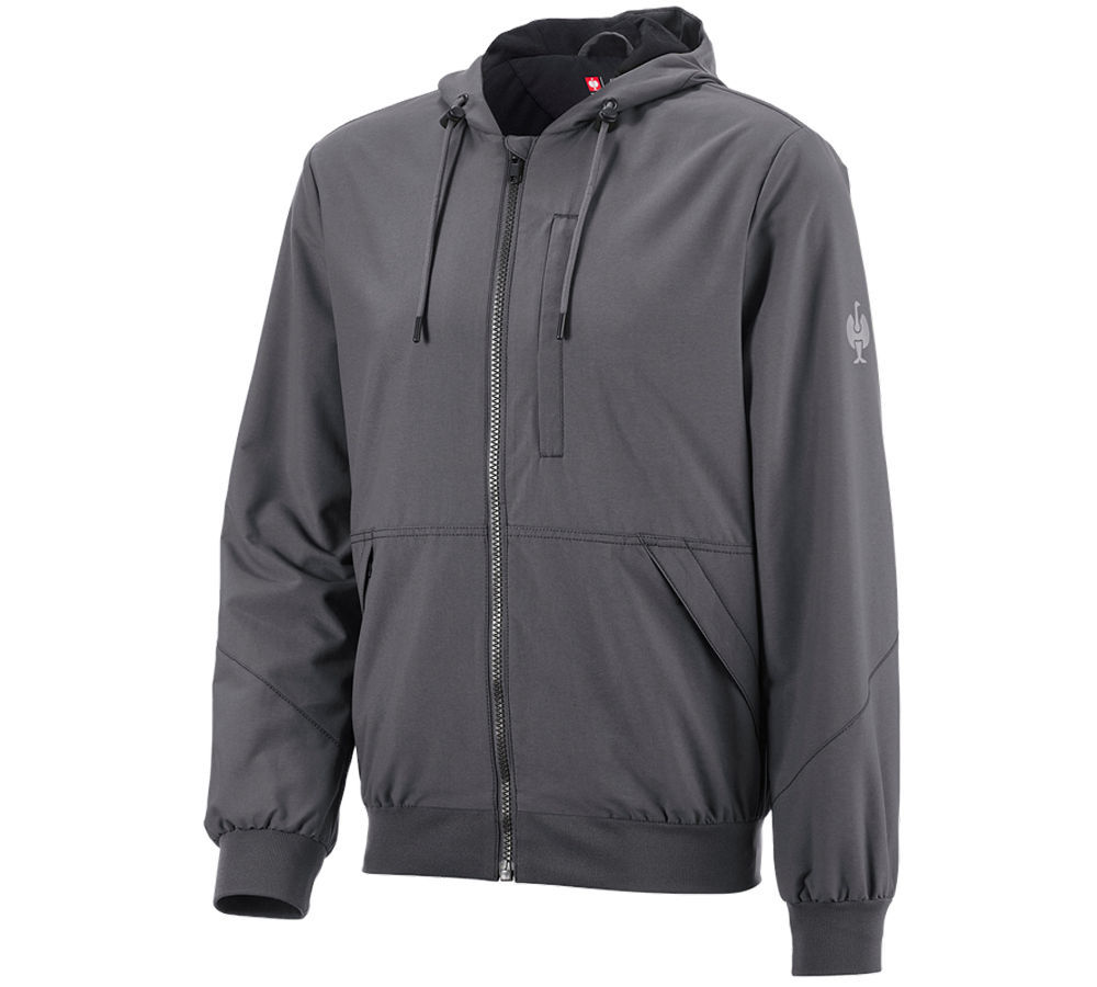 Jacken: Kapuzenjacke e.s.iconic + carbongrau