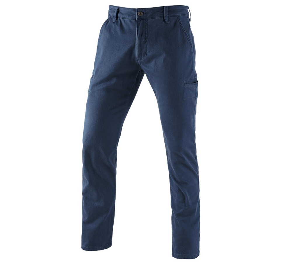 Hosen: e.s. Berufshose Chino, Herren + dunkelblau