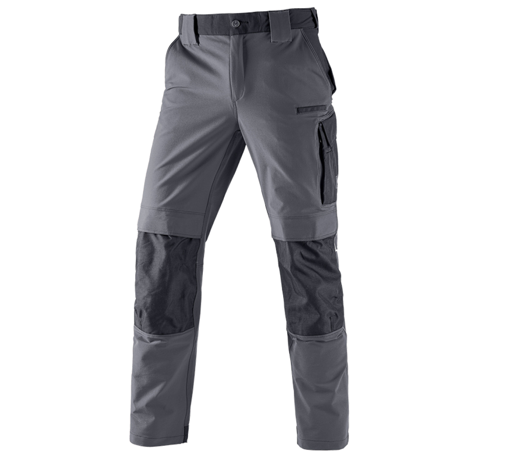 Hosen: Funktions Bundhose e.s.dynashield + zement/schwarz