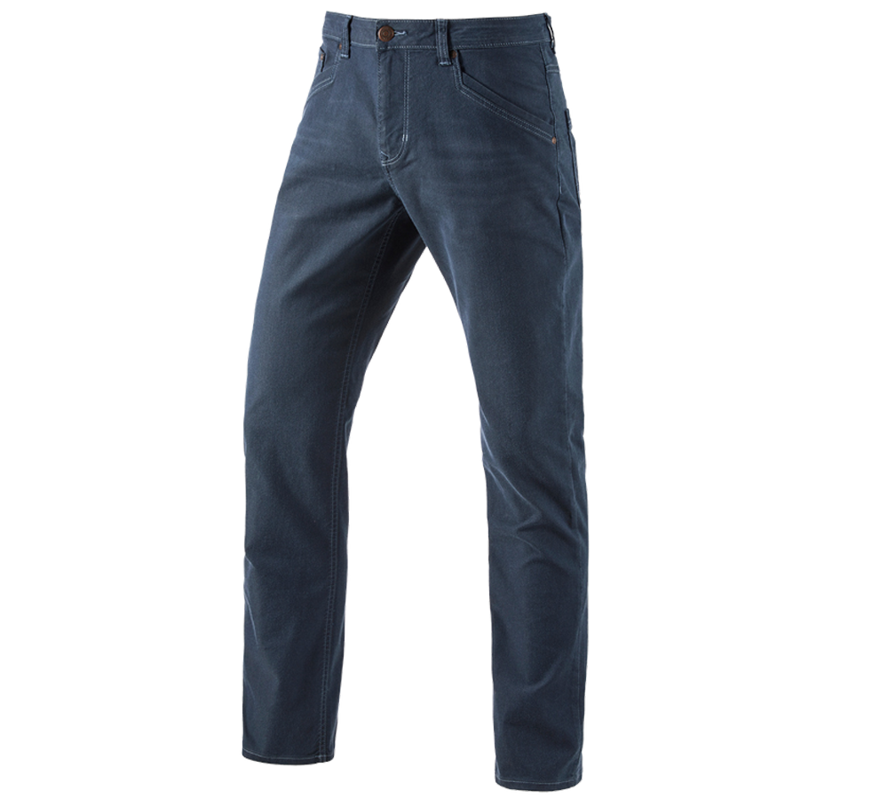 Hosen: 5-Pocket-Hose e.s.vintage + arktikblau