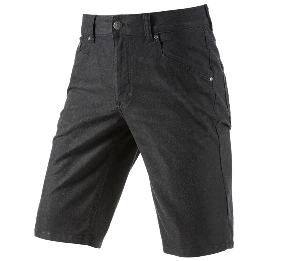 Hosen: 5-Pocket-Short e.s.vintage + schwarz