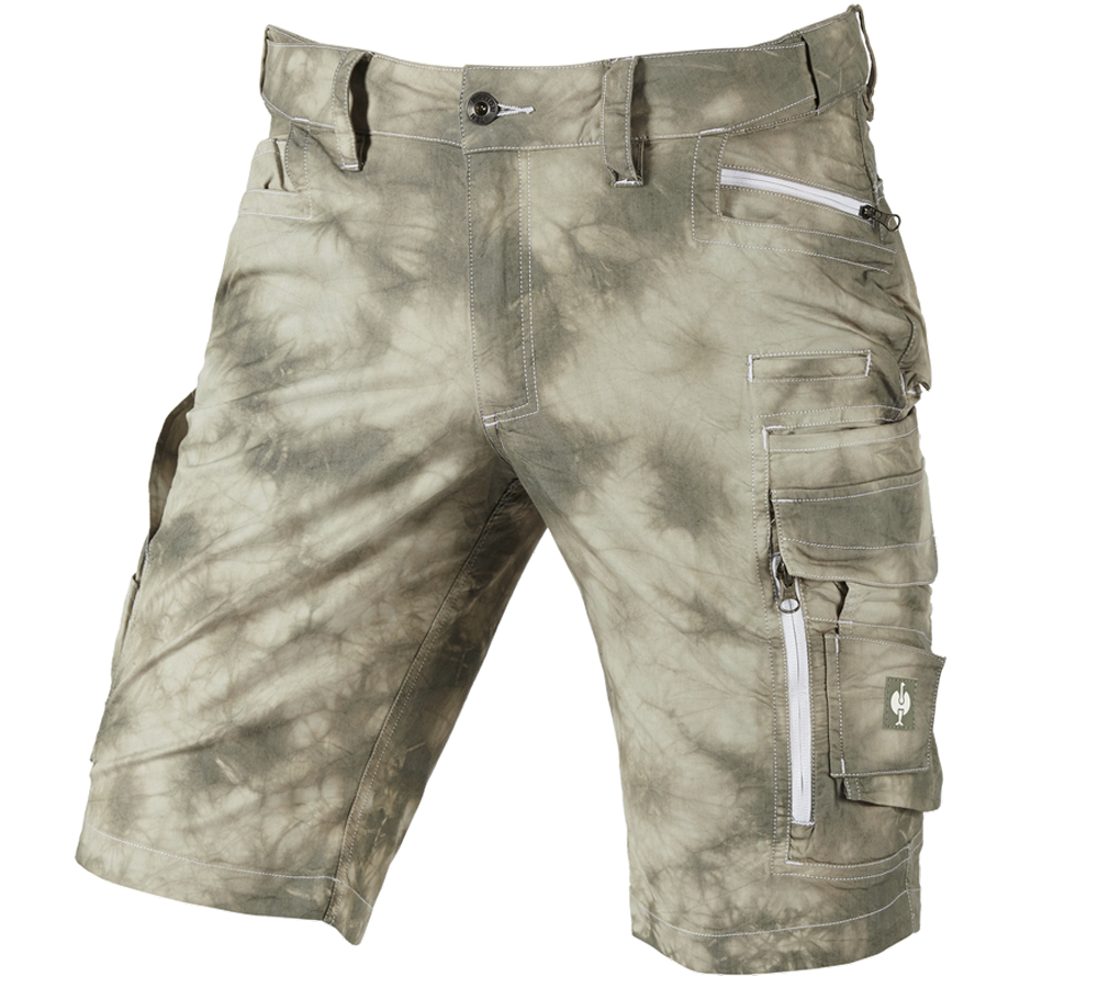 Hosen: Cargoshort e.s.motion ten Sommer + moorgrün vintage
