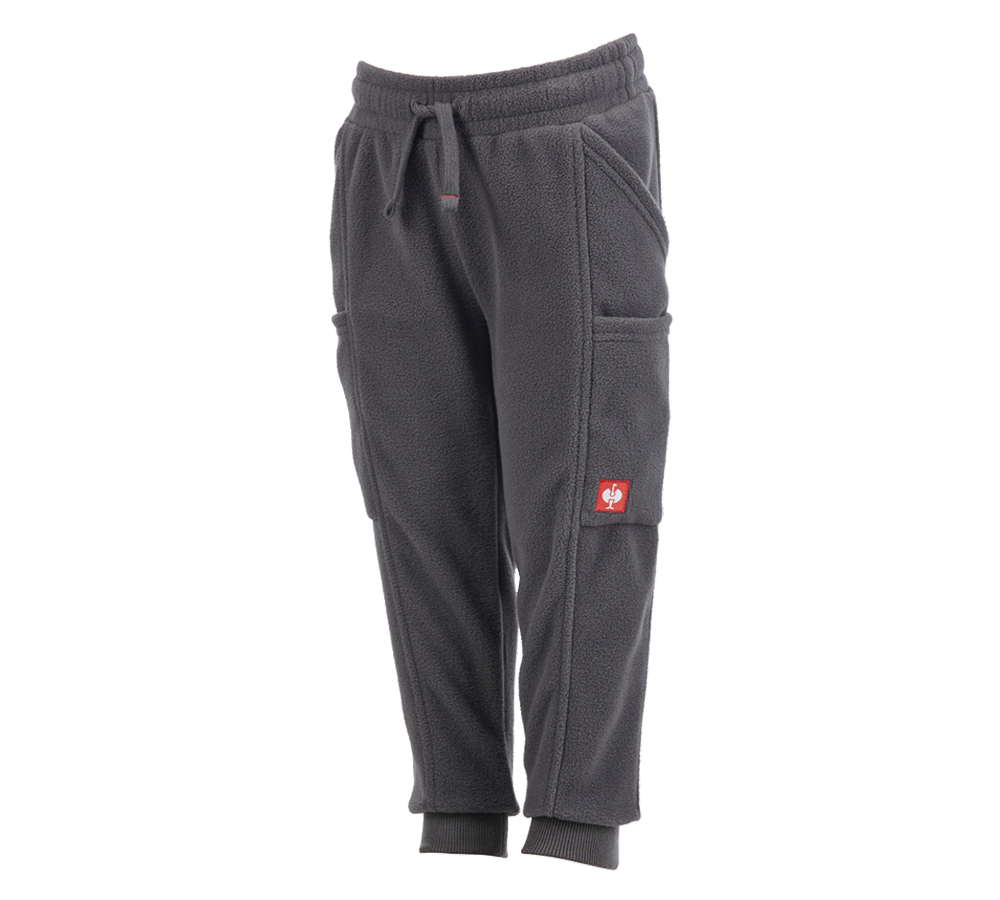 Hosen: e.s. Fleece Hose, Kinder + anthrazit