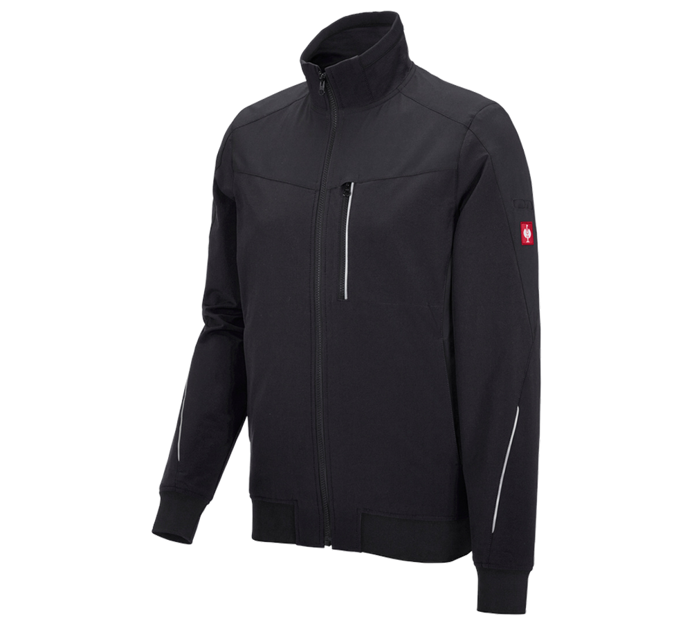 Jacken: Funktions Bundjacke e.s.dynashield + schwarz