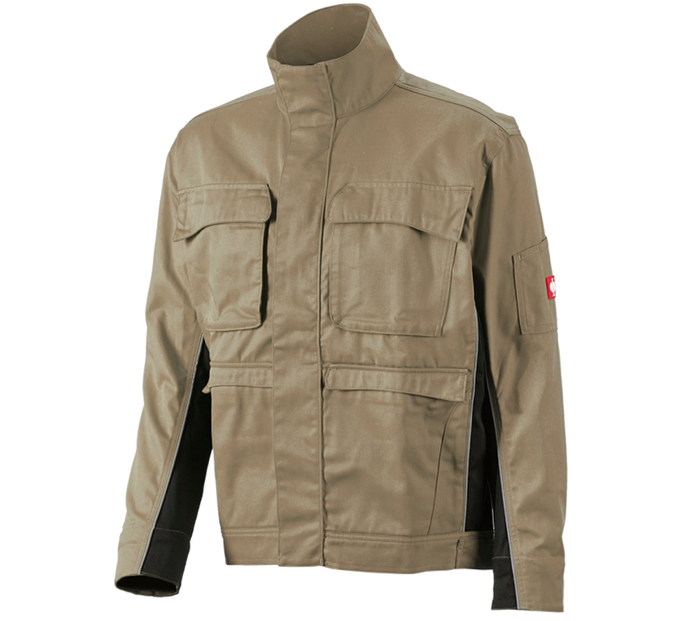 Jacken: Berufsjacke e.s.active + khaki/schwarz