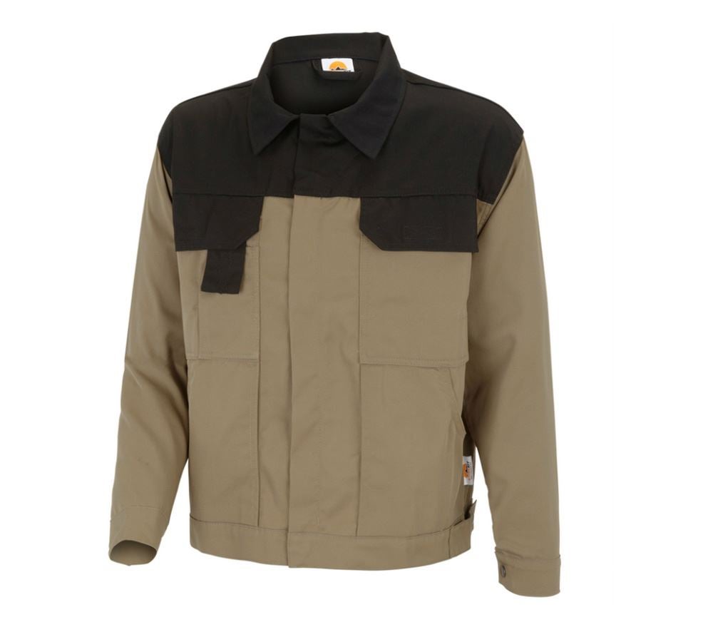 Jacken: STONEKIT Berufsjacke Odense + khaki/schwarz