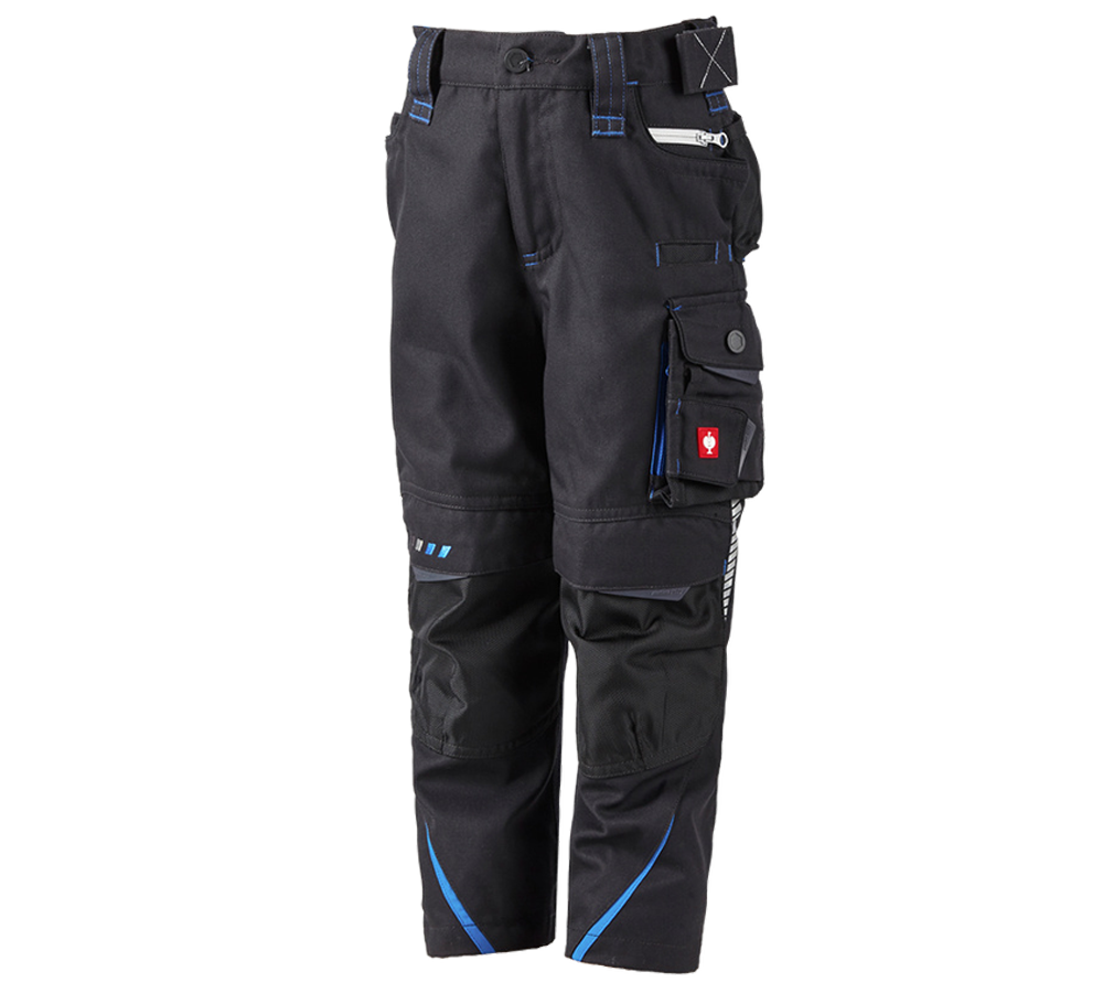 Hosen: Bundhose e.s.motion 2020, Kinder + graphit/enzianblau
