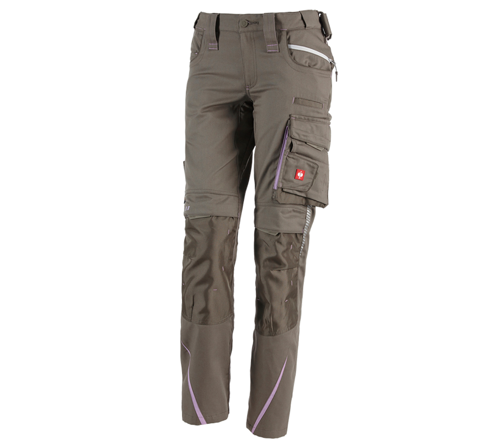 Hosen: Damenhose e.s.motion 2020 + stein/lavendel