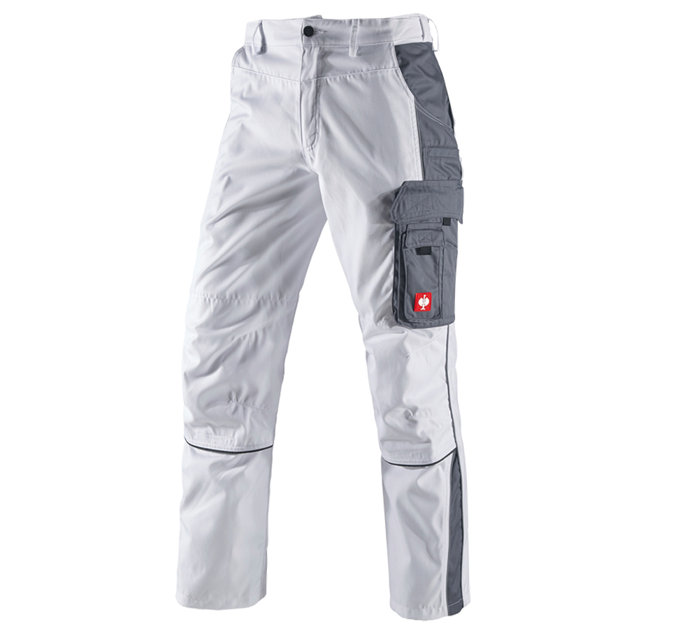 Hosen: Bundhose e.s.active + weiß/grau