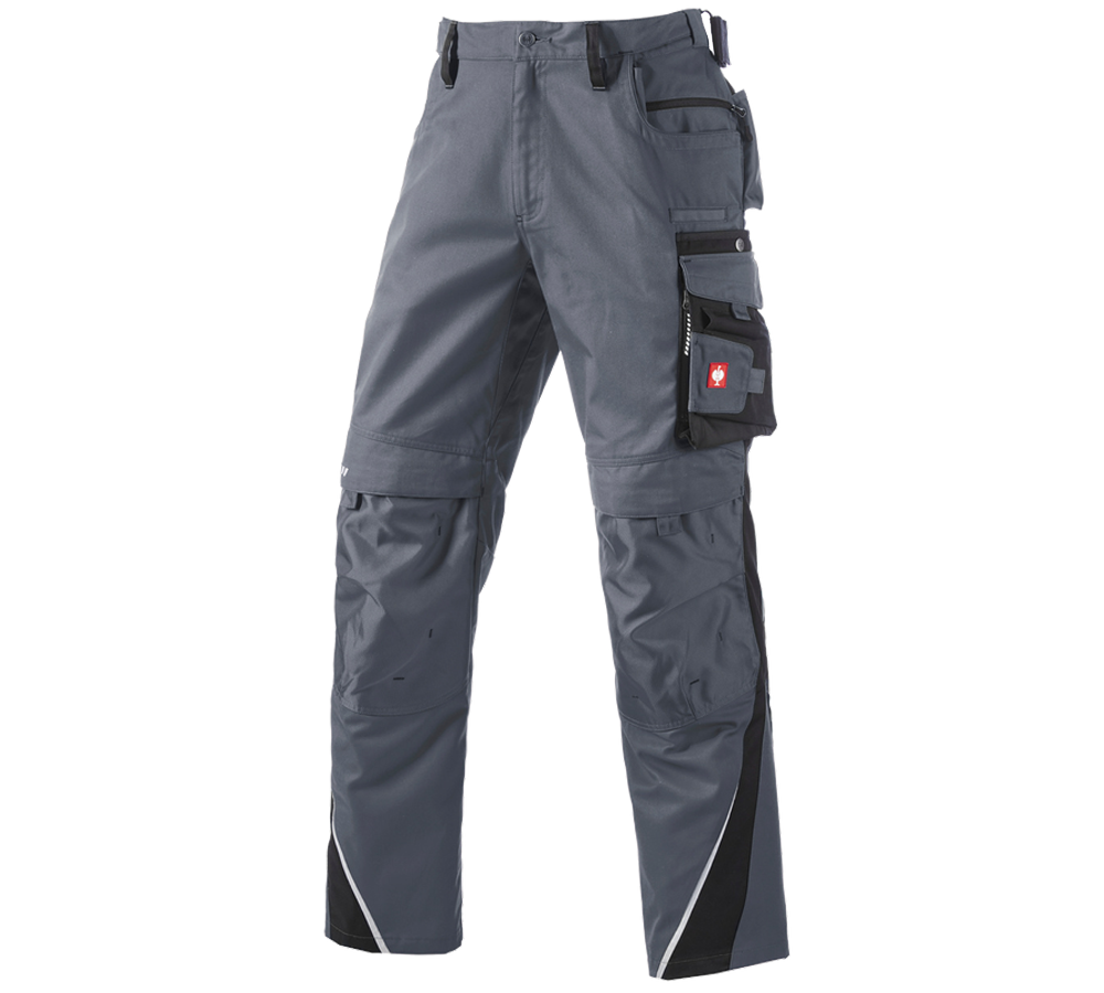 Hosen: Bundhose e.s.motion Winter + grau/schwarz