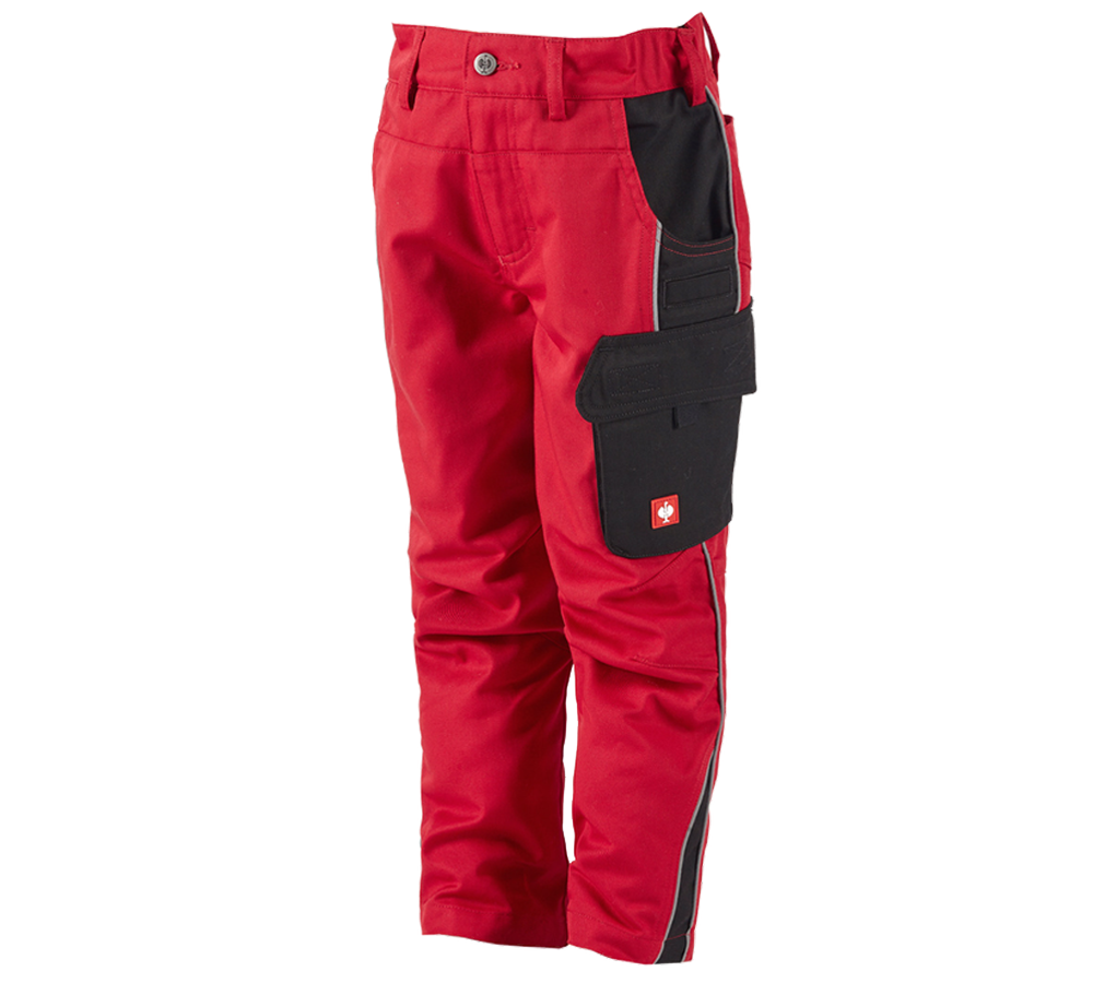 Hosen: Kinder Bundhose e.s.active + rot/schwarz