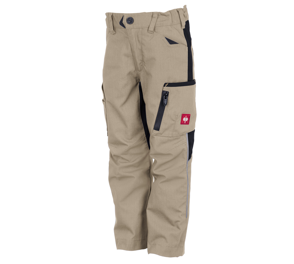 Hosen: Winter-Bundhose e.s.vision, Kinder + lehm/schwarz