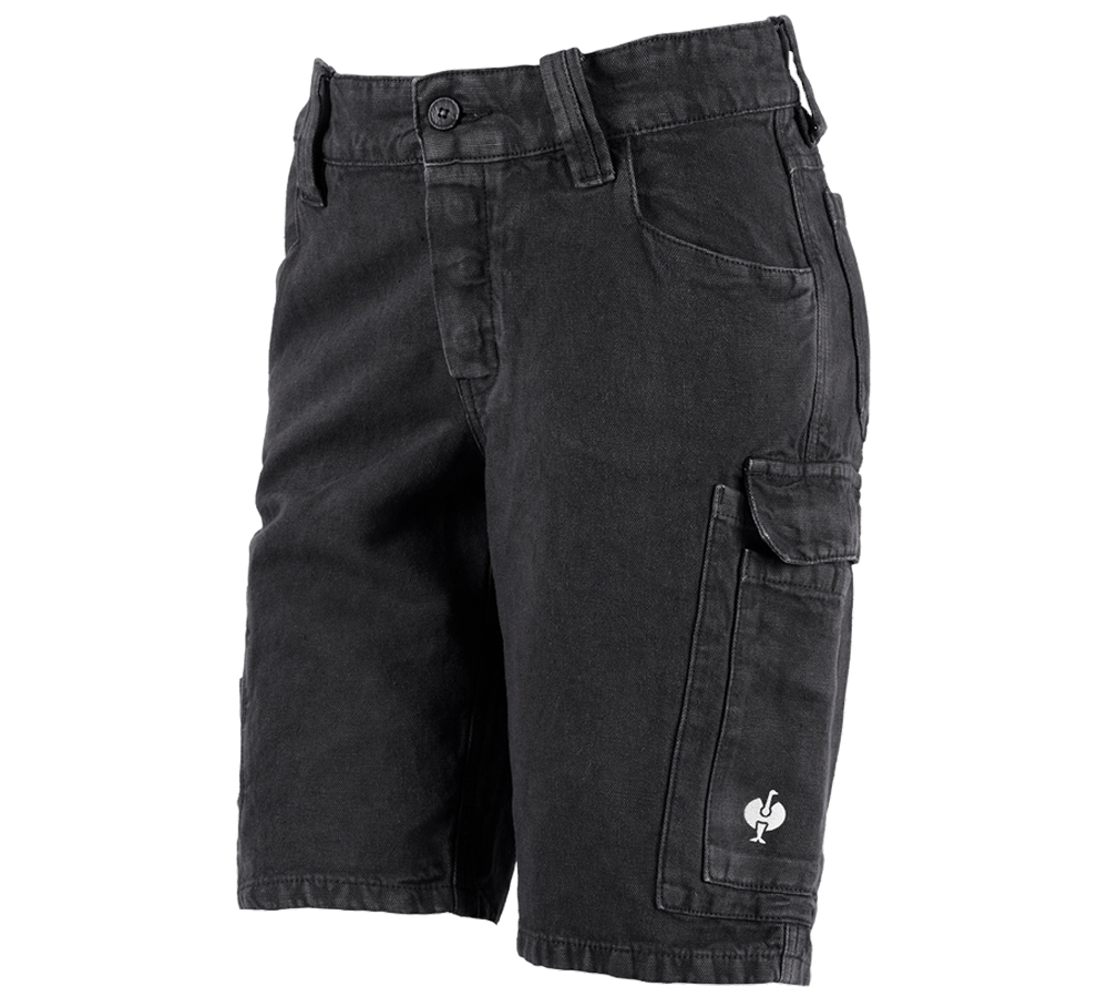 Hosen: Short e.s.botanica, Damen + naturschwarz