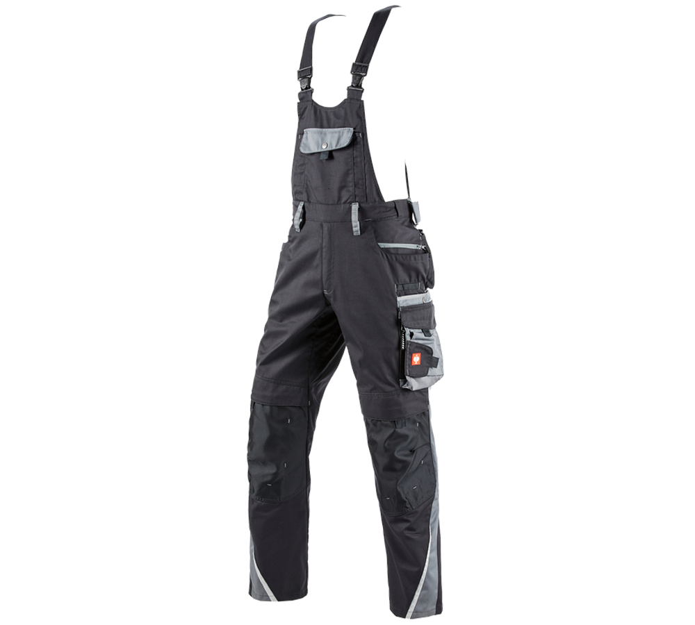 Hosen: Latzhose e.s.motion Winter + graphit/zement