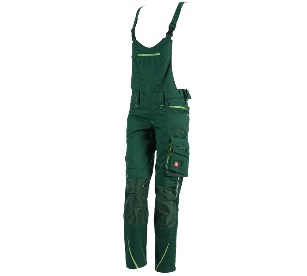Hosen: Damen Latzhose e.s.motion 2020 + grün/seegrün