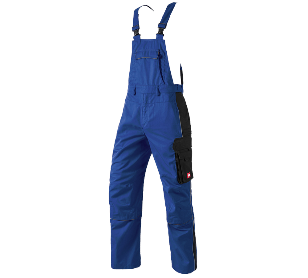 Hosen: Latzhose e.s.active + kornblau/schwarz