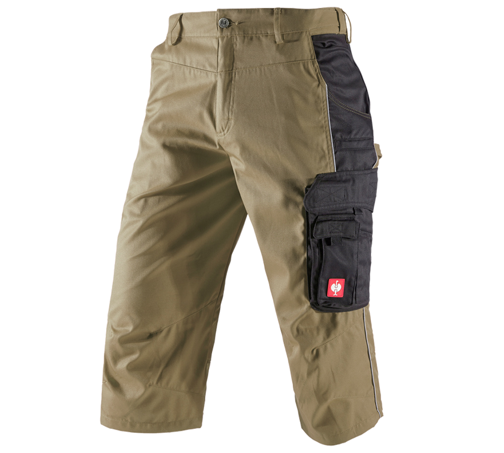 Hosen: e.s.active Piratenhose + khaki/schwarz