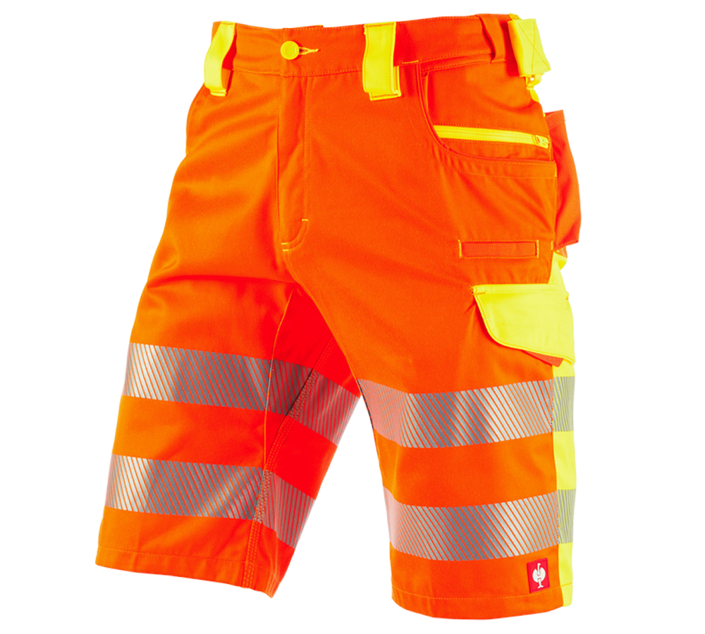 Themen: Warnschutz Short e.s.motion 2020 + warnorange/warngelb