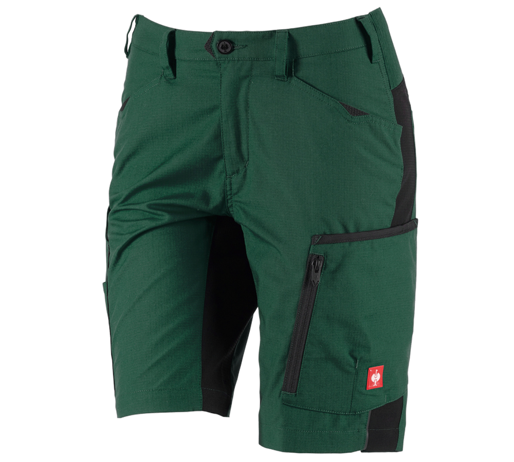 Themen: Short e.s.vision, Damen + grün/schwarz
