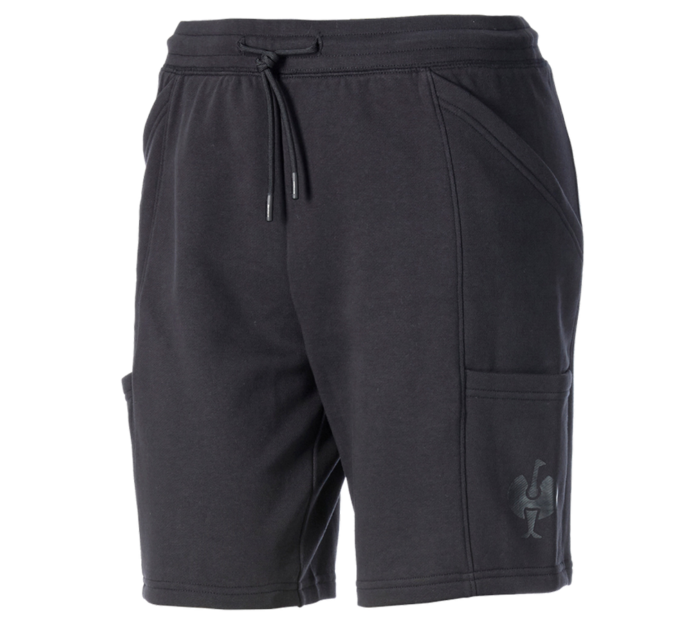 Hosen: Sweat Short light e.s.trail, Damen + schwarz