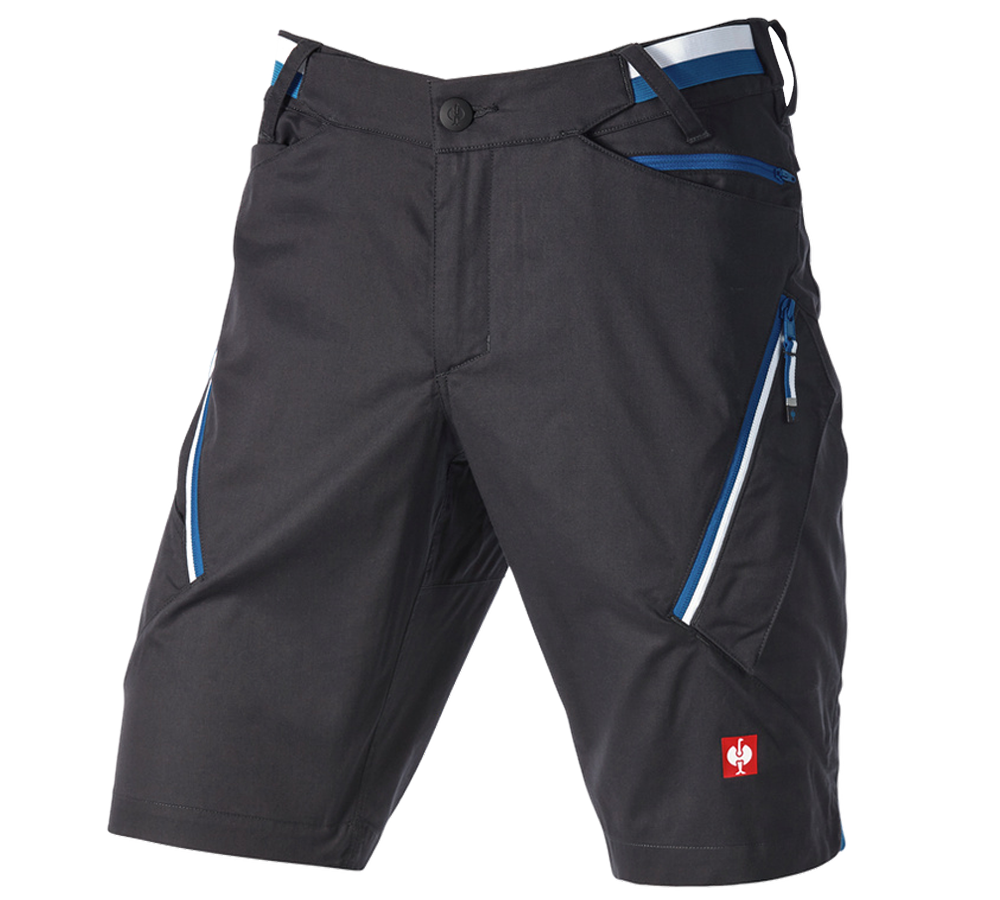 Hosen: Multipocket-Short e.s.ambition + graphit/enzianblau