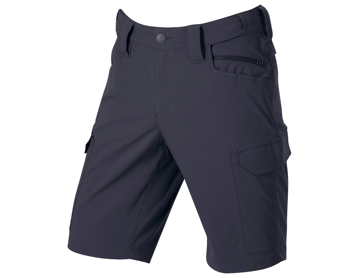 Hosen: Short e.s.t:aktik light ripstop + neroblau