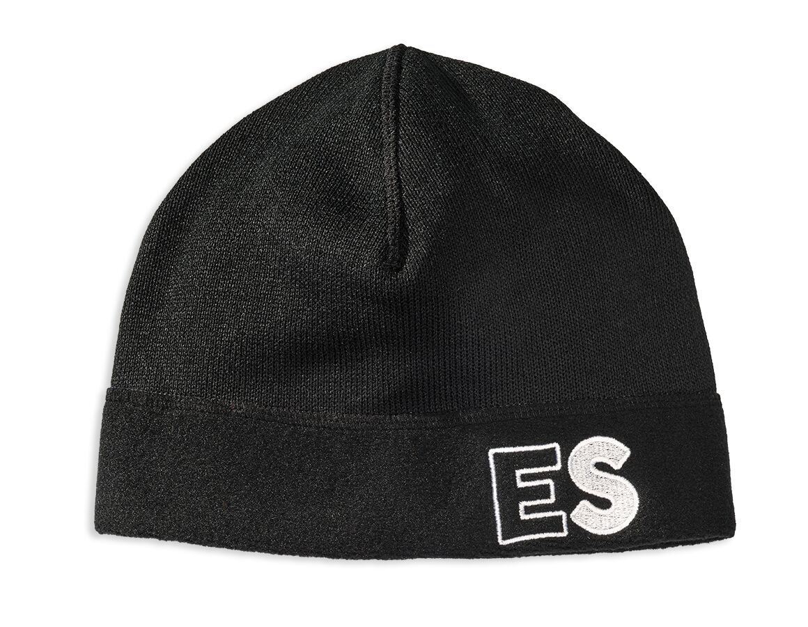 Accessoires: e.s. Mütze therma-plus + schwarz