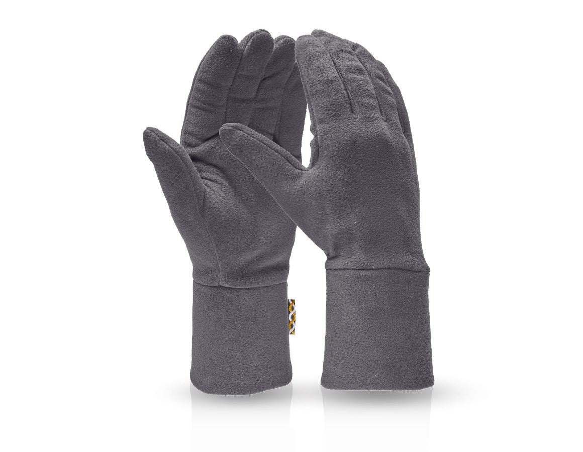 Accessoires: e.s. FIBERTWIN® microfleece Handschuhe + graphit