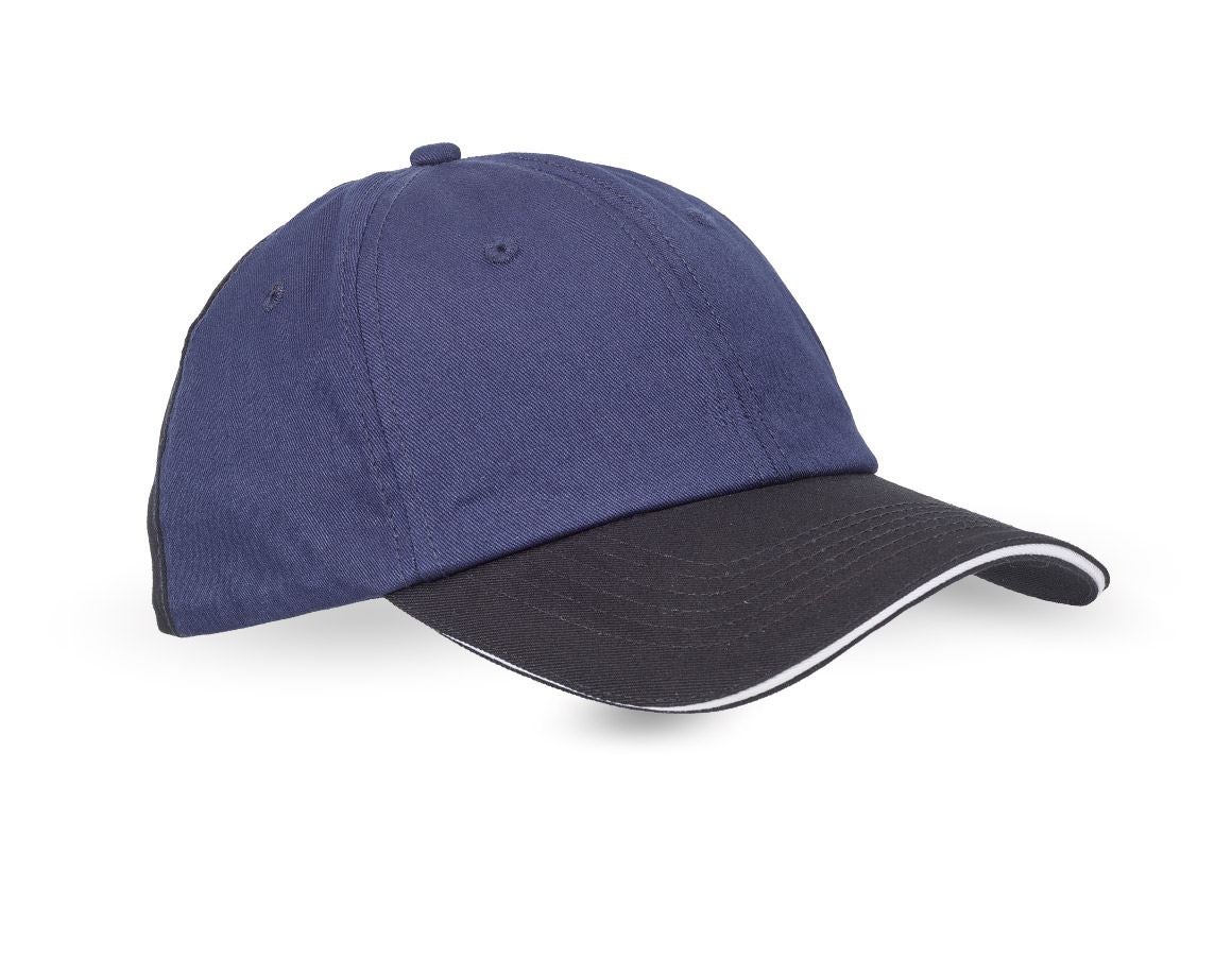 Accessoires: e.s. Cap color + dunkelblau/schwarz
