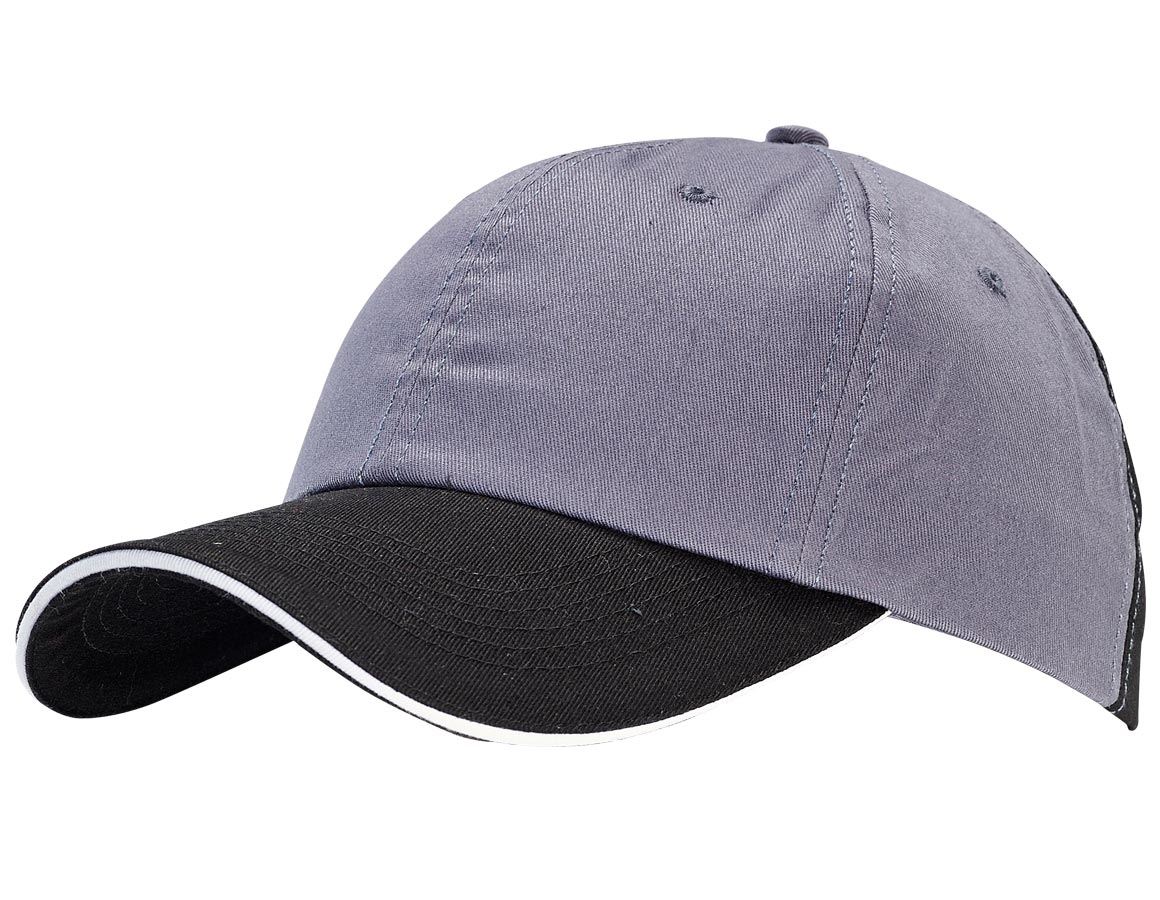 Accessoires: e.s. Cap color + grau/schwarz