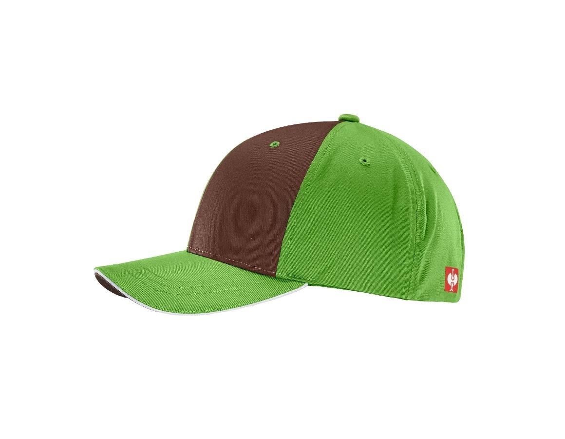 Accessoires: e.s. Cap motion 2020 + seegrün/kastanie