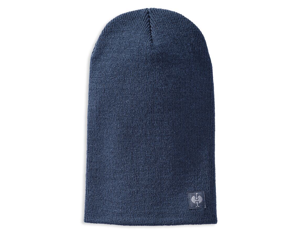 Accessoires: Strickmütze e.s.motion ten, Kinder + schieferblau
