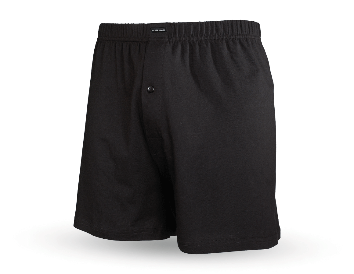 Unterwäsche | Thermokleidung: Boxer-Short, 2er Pack + schwarz