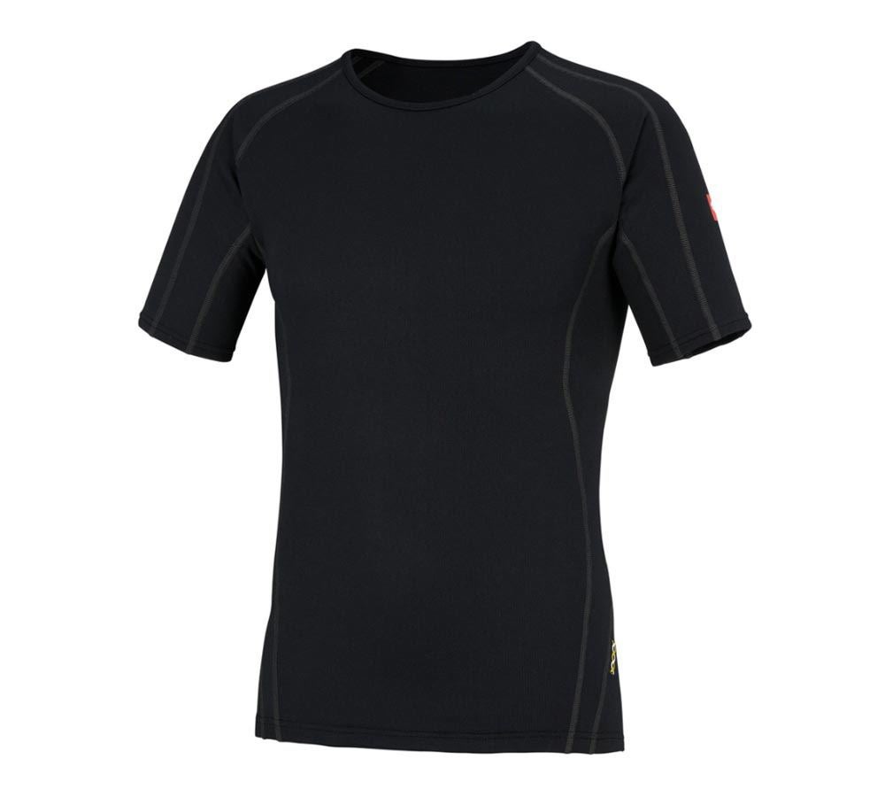Unterwäsche | Thermokleidung: e.s. Funktions-T-Shirt clima-pro - warm, Herren + schwarz