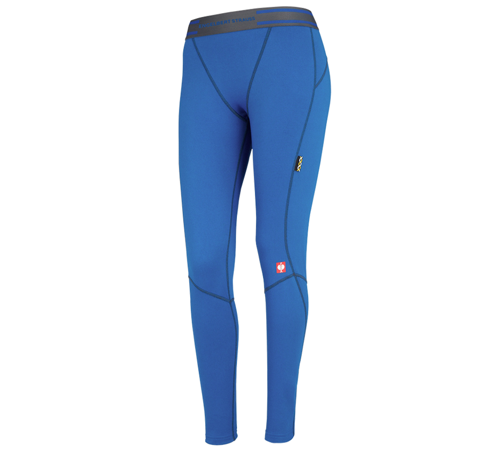 Funktionsunterwäsche: e.s. Funk.-Long Pants clima-pro - warm, Damen + enzianblau