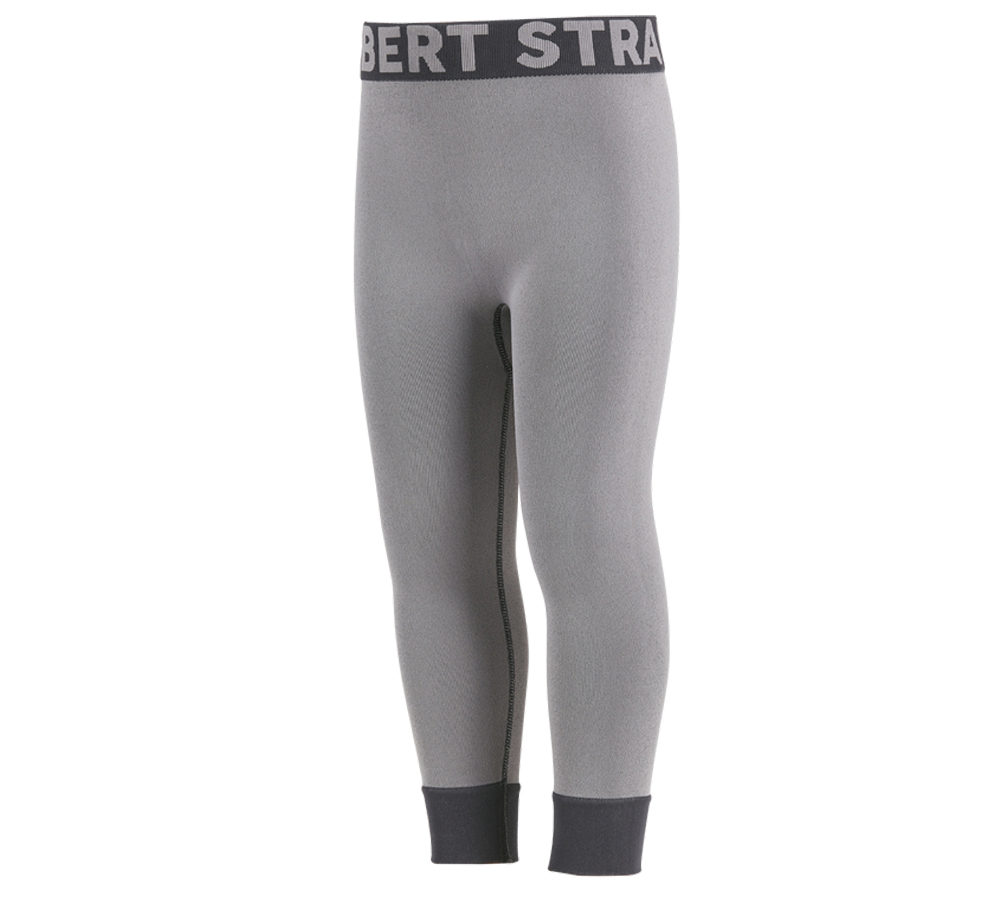 Funktionsunterwäsche: e.s. Funktions Long-Pants seamless - warm, Kinder + platin