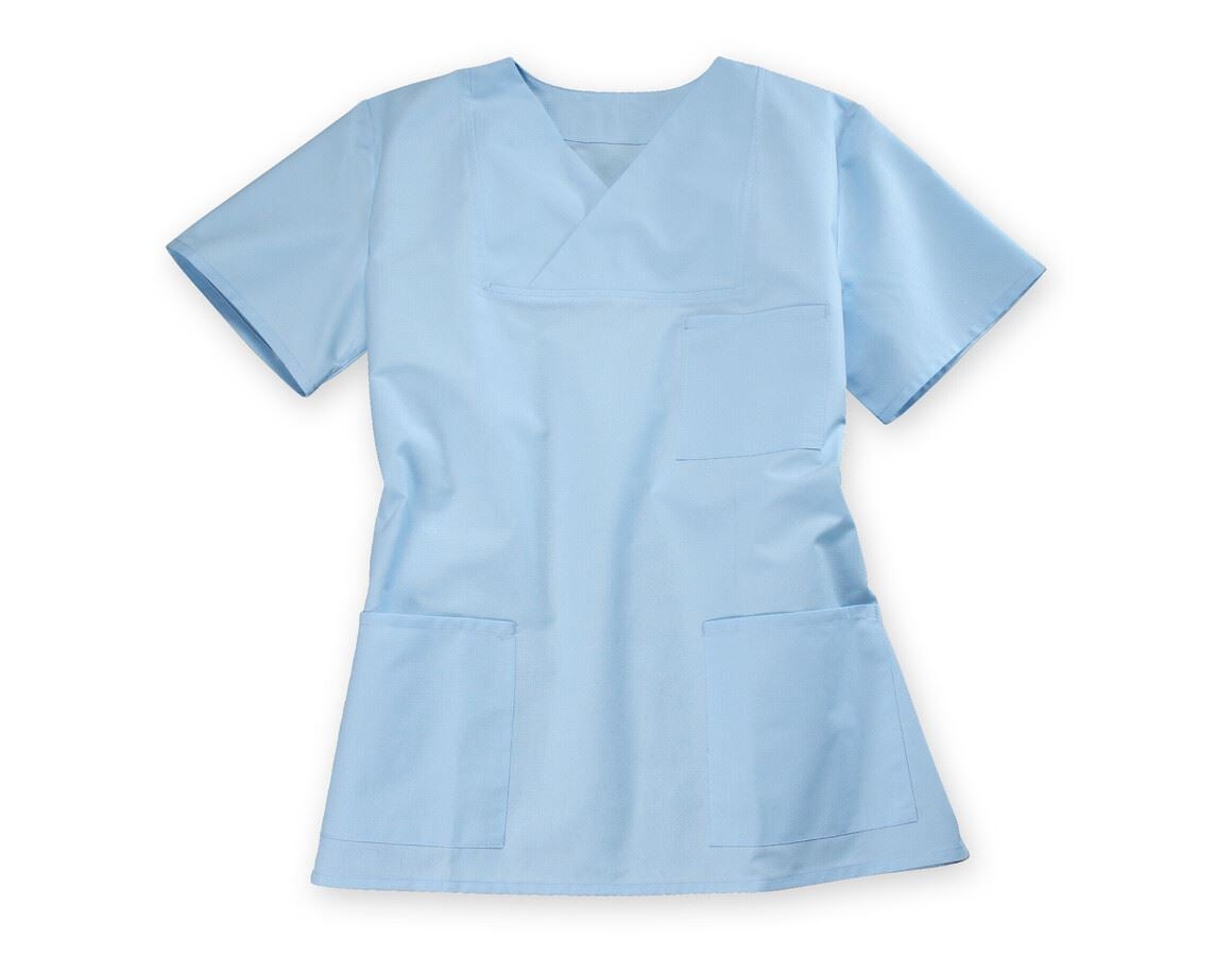 Shirts & Co.: OP-Kasack + hellblau