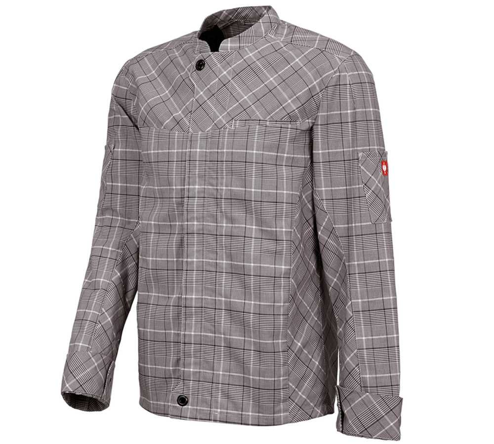 Jacken: Berufsjacke langarm e.s.fusion, Herren + kastanie/weiß
