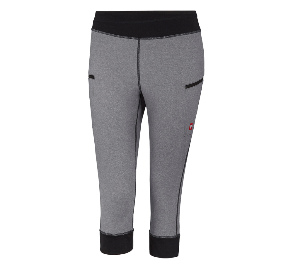 Hosen: e.s. 3/4 Berufs Jazzpant + grau melange