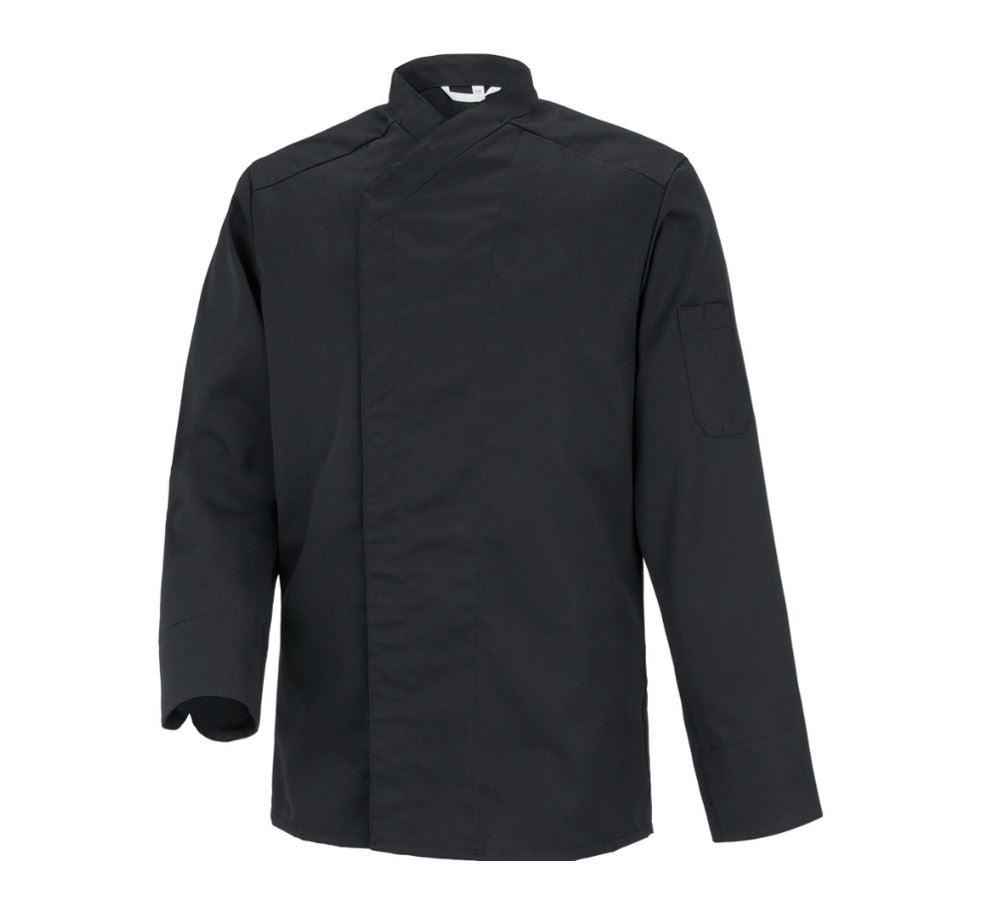 Shirts & Co.: Kochjacke Le Mans + schwarz