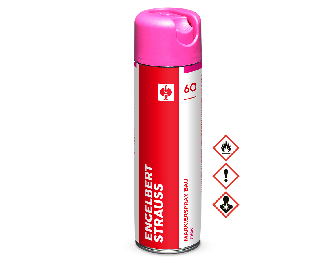 Sprays: Markierspray Bau #60 + pink