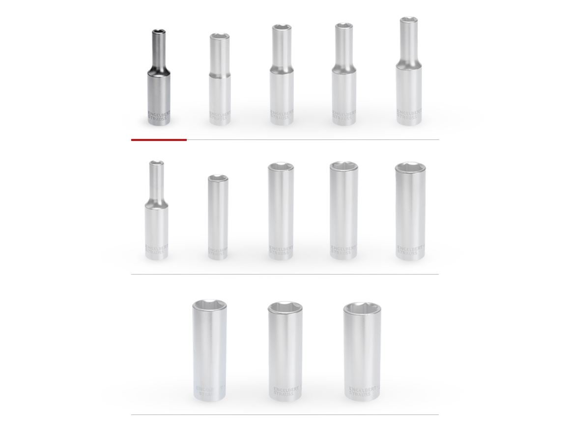 Steckschlüssel: e.s. Steckschlüssel-Einsatz 1/4 6-kant, lang