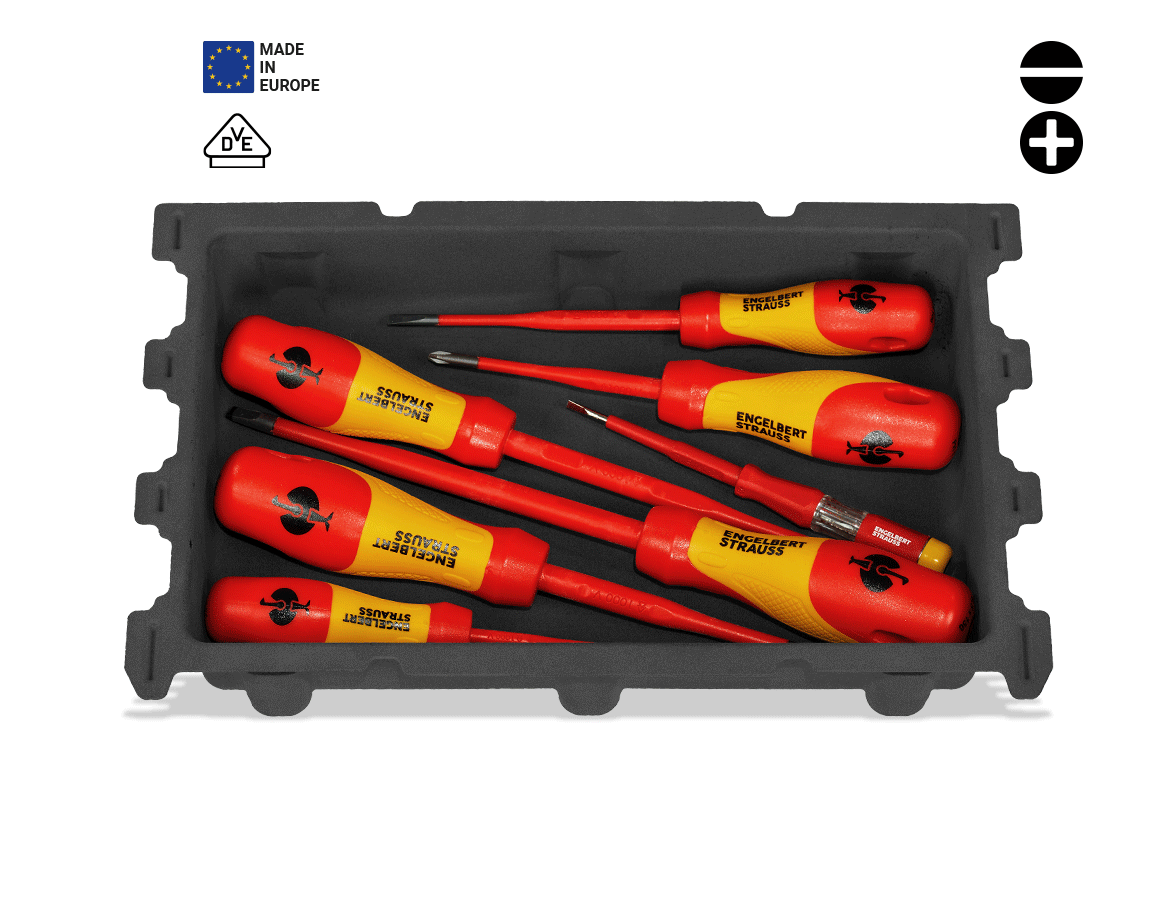 Werkzeuge: STRAUSSbox small 3-K VDE Schraubendreher insert