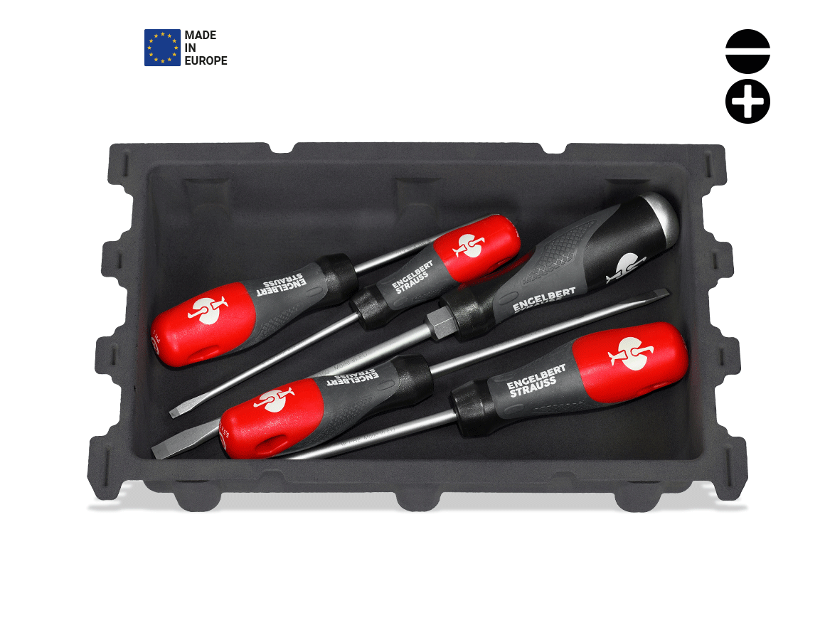 STRAUSSbox System: STRAUSSbox small 3-K Schraubendreher insert