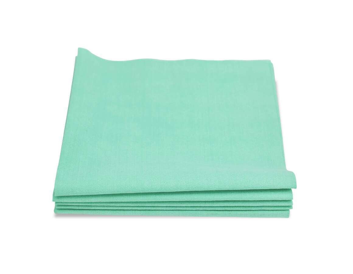Tücher: Microfasertücher Professional, 5er Pack + grün