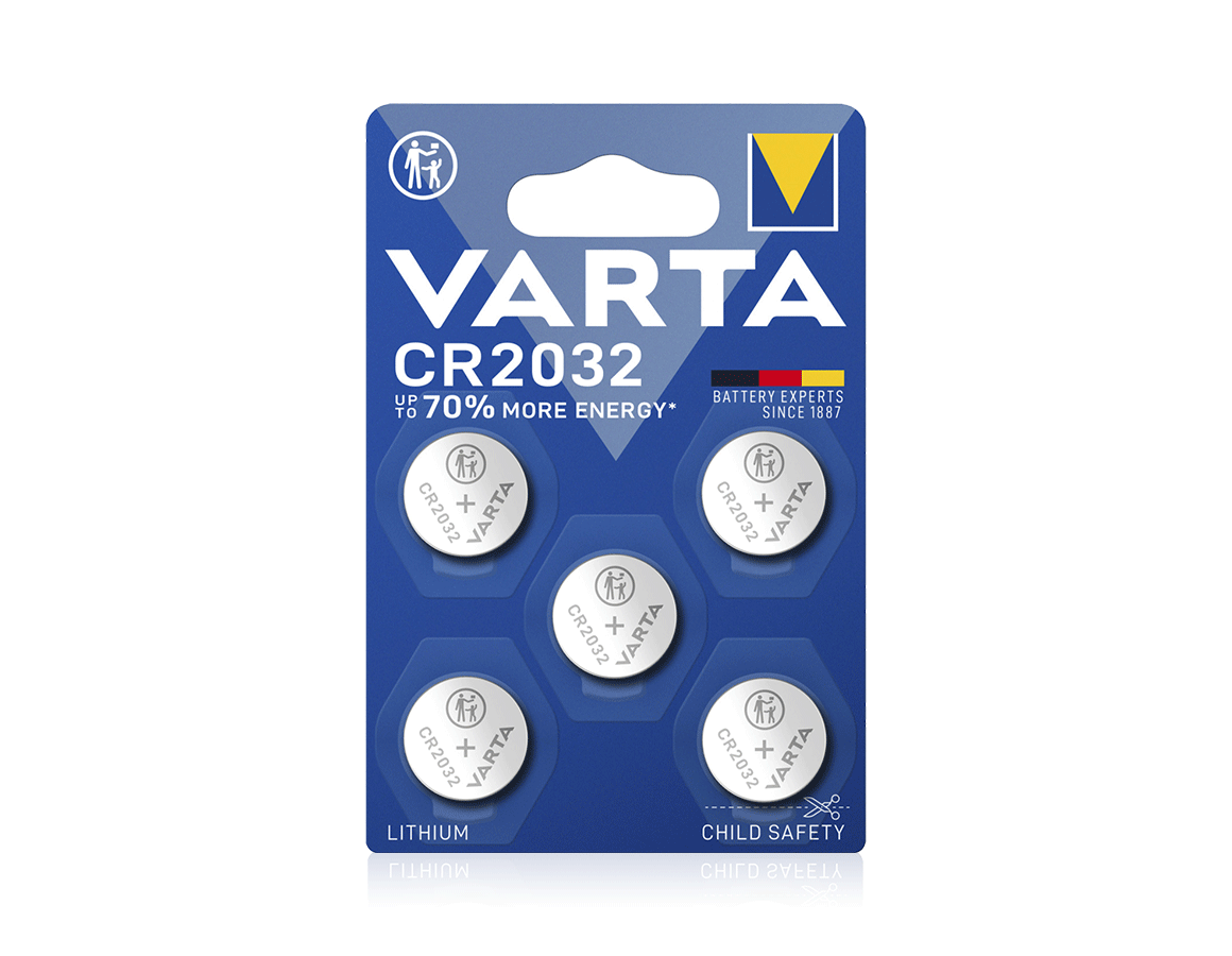 Angebote des Monats: VARTA Knopfzelle CR2032, 5er Blister